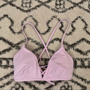 Athleta triangle bikini top
